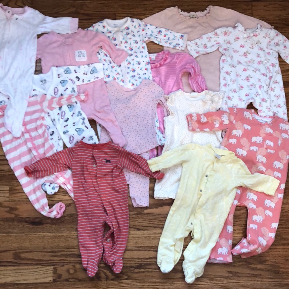 Baby Girl Pajama Lot
